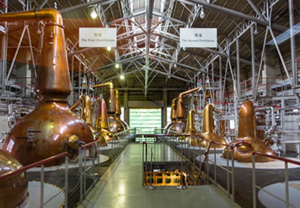 アルコール工場：醸造・蒸留所