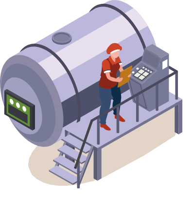 工場のイラスト