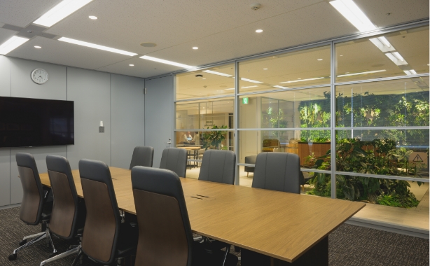 本社オフィスの内観